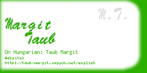 margit taub business card